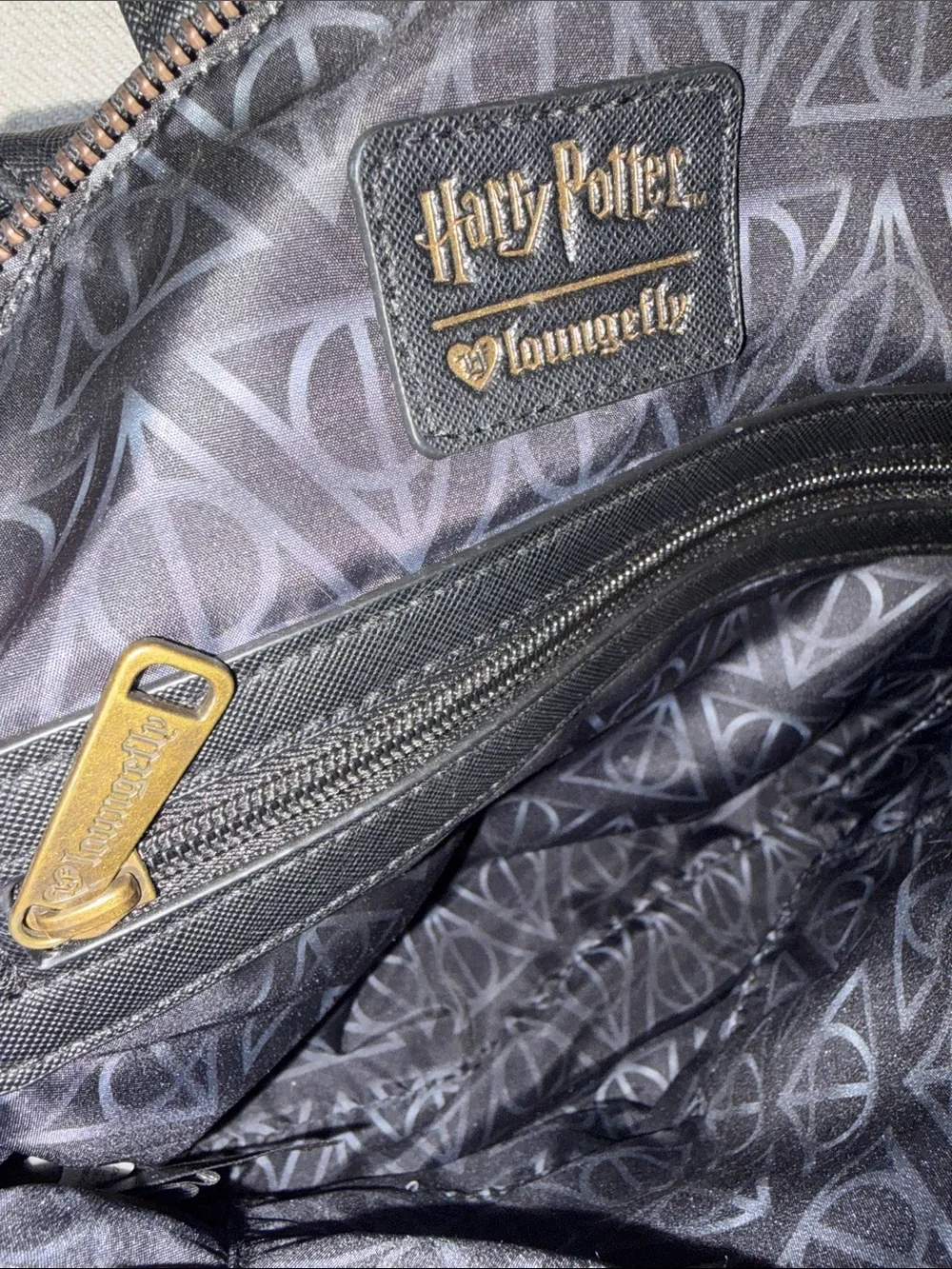Loungefly Harry Potter Deathly Hallows Mini Backpack BoxLunch Exclusive 2018